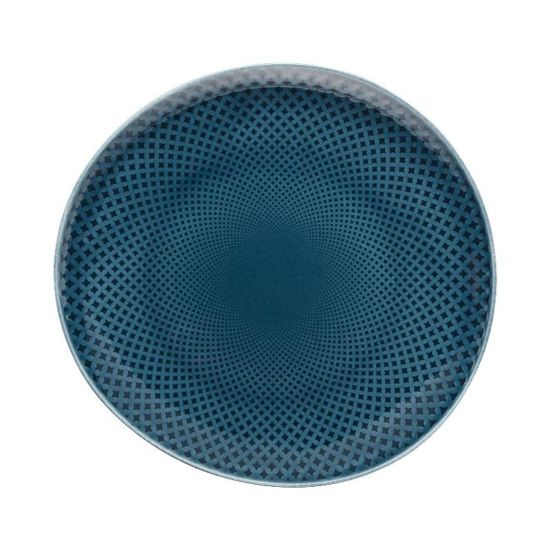 

Junto Ocean Blue - фарфоровая тарелка плоская 22 см Rosenthal, синий
