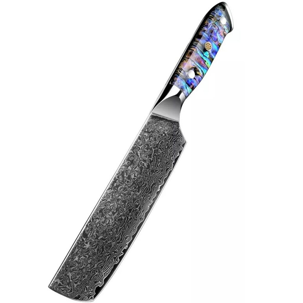 

Кухонный нож Ichihara Damascus-Накири KP21794 OEM