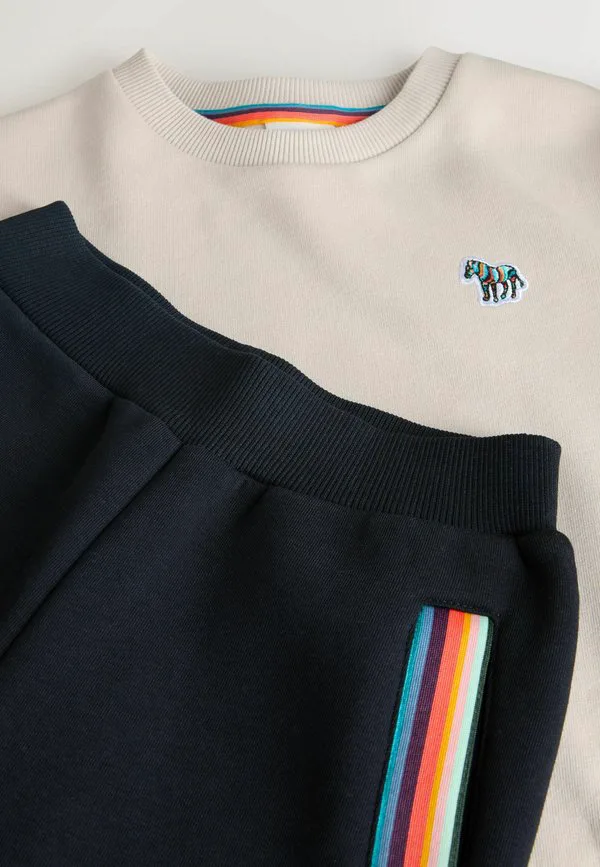 Толстовка с принтом зебры стандартного кроя Paul Smith Junior, Stone Black — фото 3