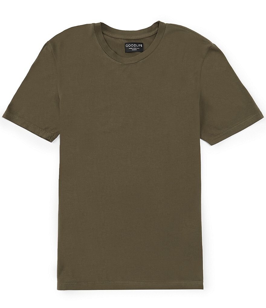 

Хлопковая футболка с короткими рукавами Goodlife Feather Heather Supima, зеленый