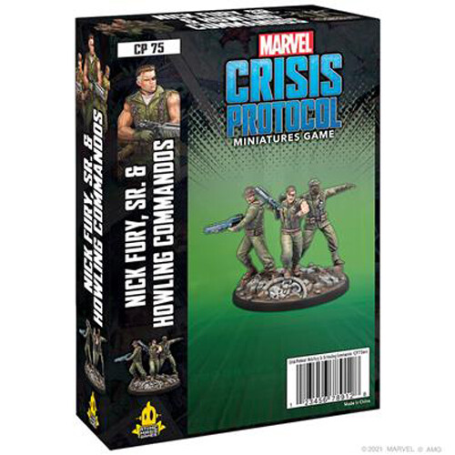 

Фигурки Nick Fury Sr And Howling Commandos: Marvel Crisis Protocol