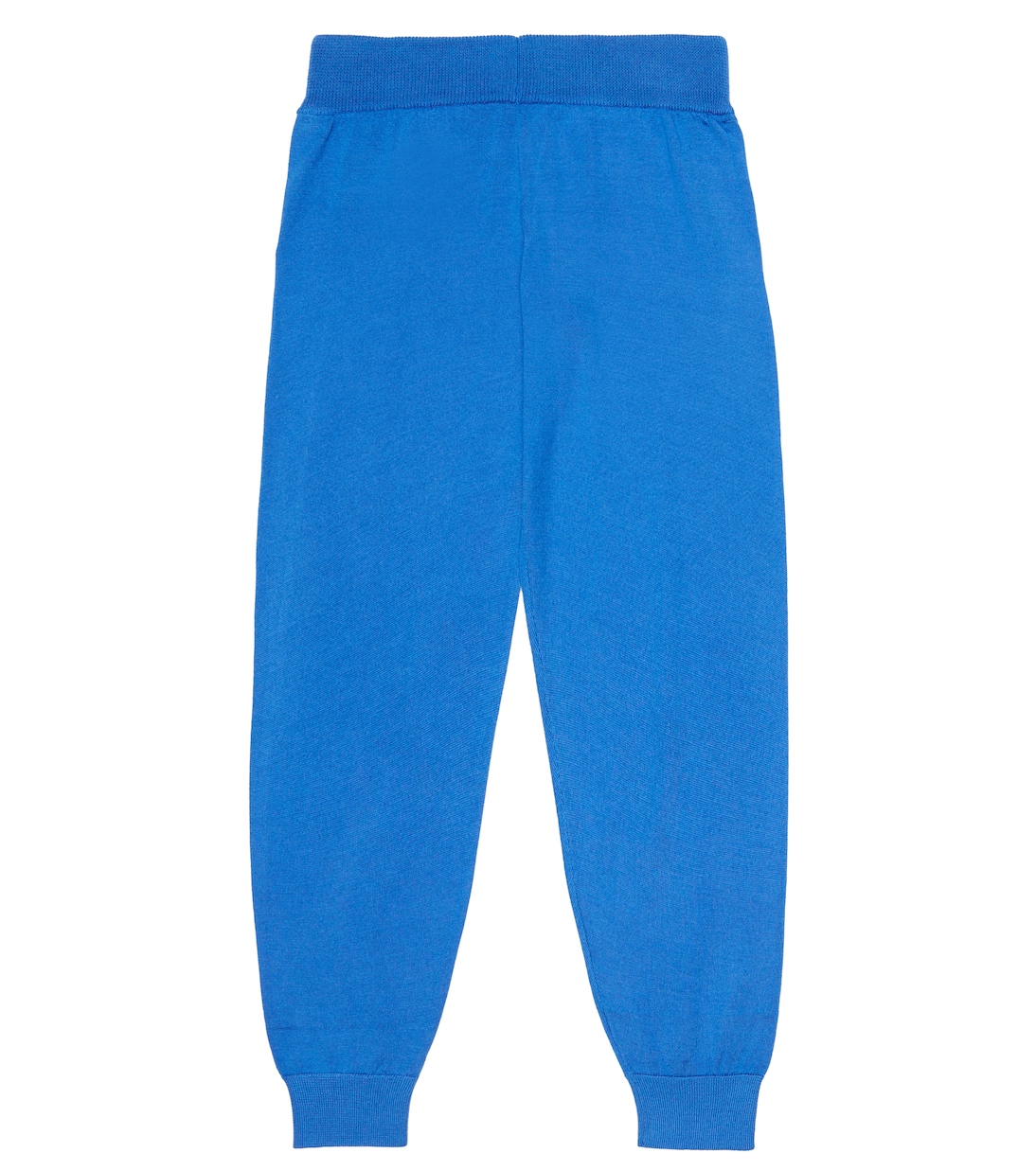 Спортивные брюки Louie из кашемира и шелка The Row Kids, Azure Blue — фото 4