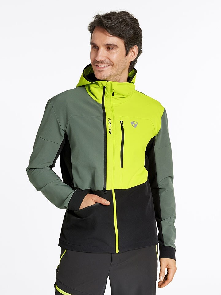 

Дождевик Ziener Funktionsjacke Nikado, цвет Grün/Schwarz