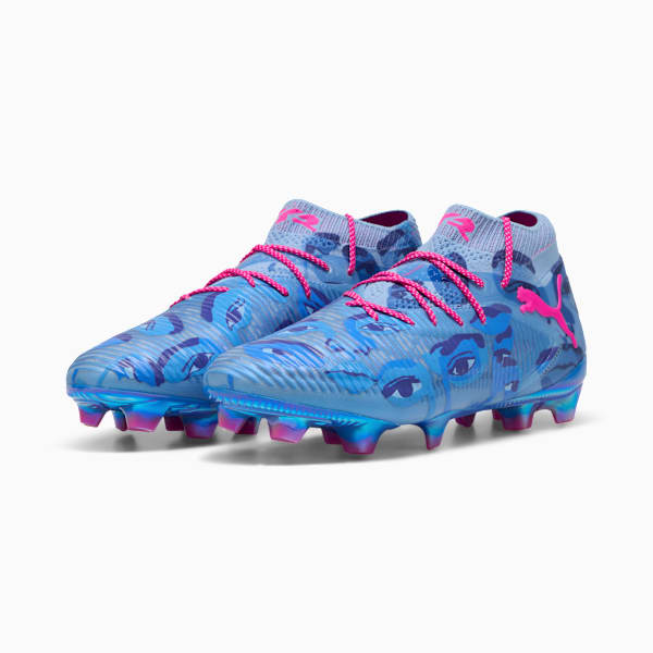 Бутсы для игры в футбол на твердом грунте для мужчин Puma X Kidsuper Future 8 Ultimate, синий — фото 4