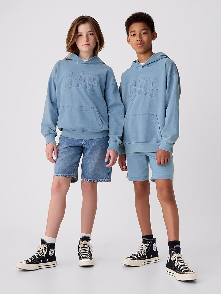 

Пуловер с капюшоном GAP Hoodie, синий