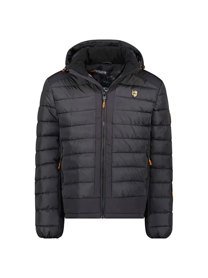 Стеганая куртка, черная, Geographical Norway, черный