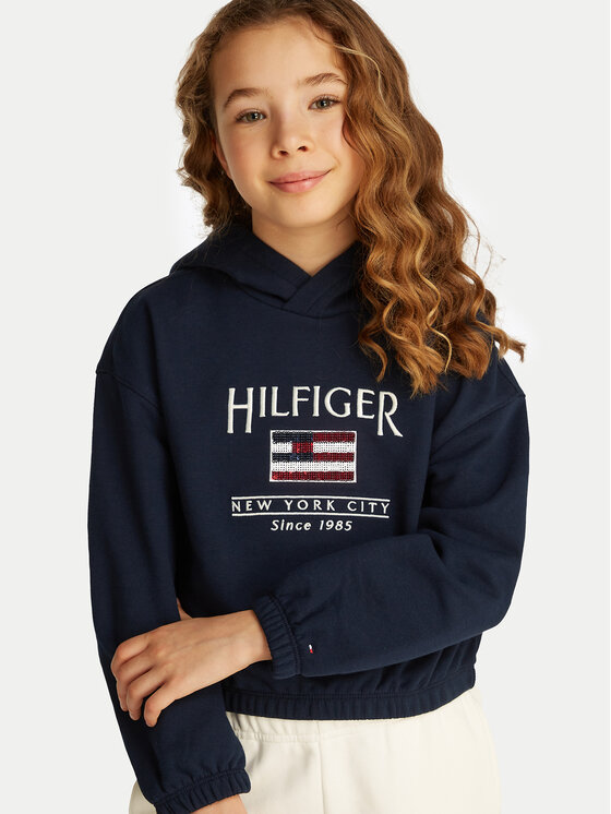 Толстовка обычного кроя KG0KG08558 D Tommy Hilfiger, синий — фото 4