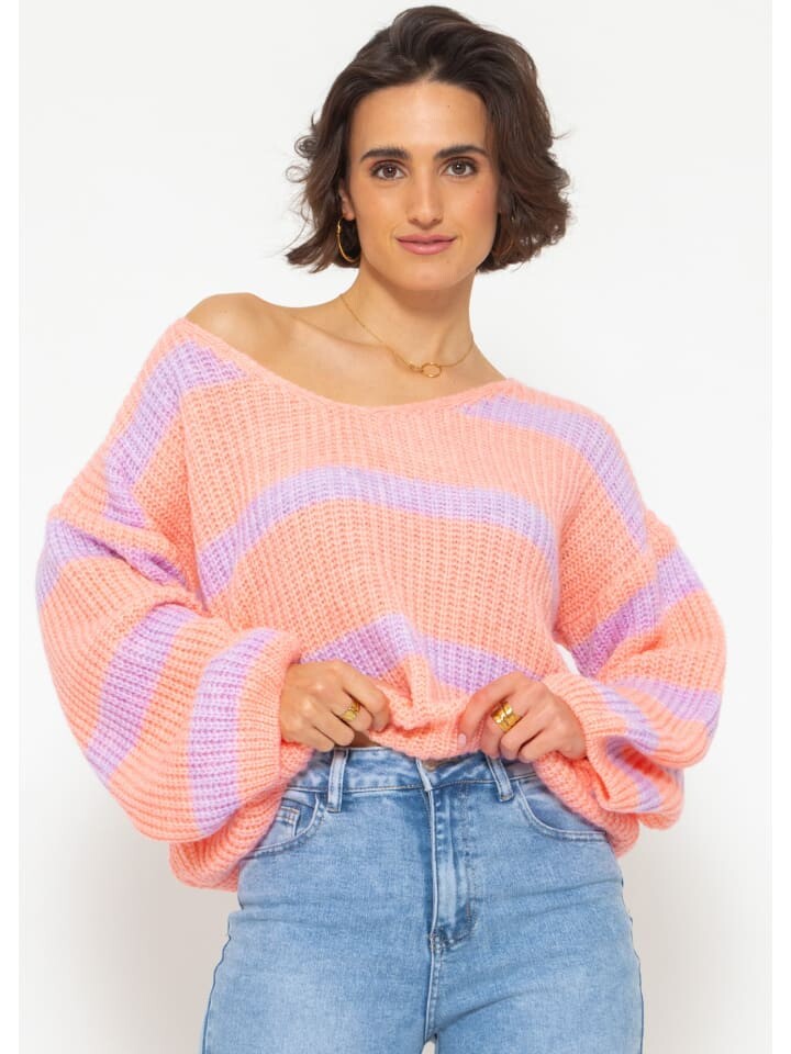 

Пуловер SASSYCLASSY, цвет puderrosa, orange