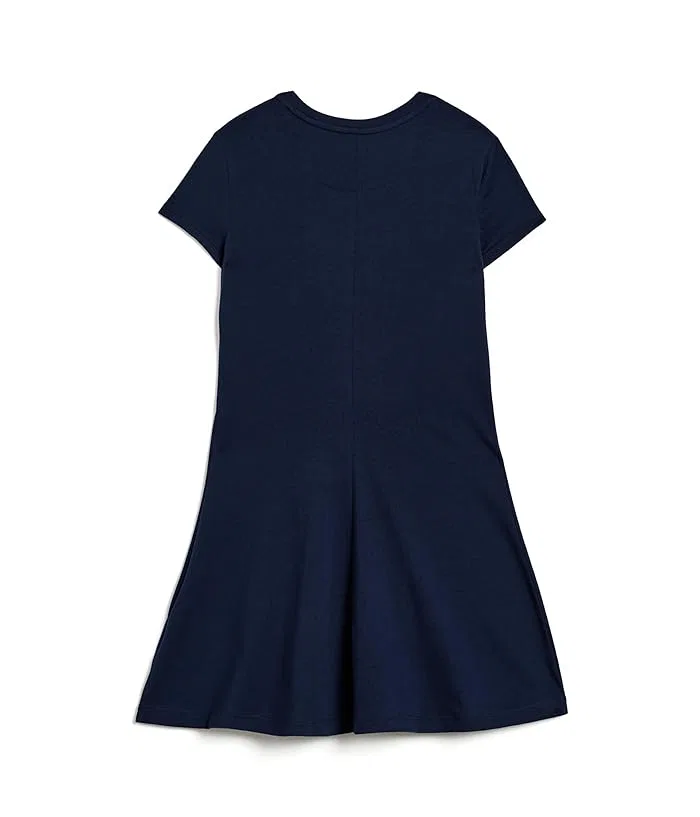 Платье хлопковое джерси Polo Bear Polo Ralph Lauren Kids, Refined Navy — фото 2