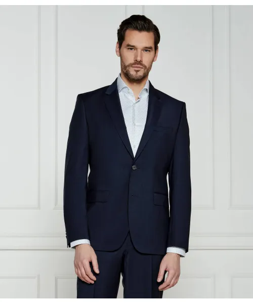 

Элегантный шерстяной жакет h-jasper-mm-c-224 Regular fit Boss, синий