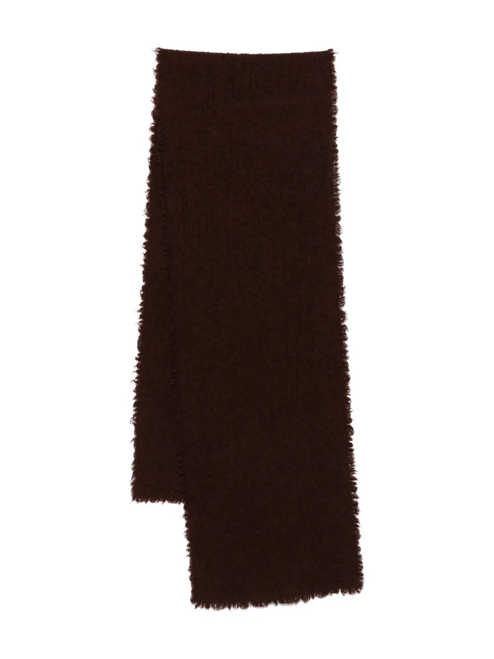 

Шарф с необработанными краями Faliero Sarti, коричневый