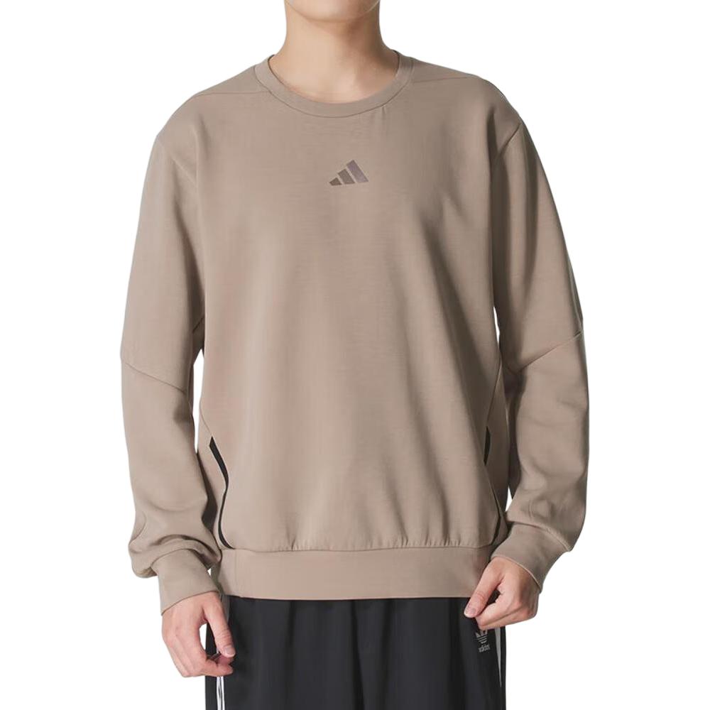 Толстовка d4t crew sweats мужская Adidas, светло-коричневый — фото 2
