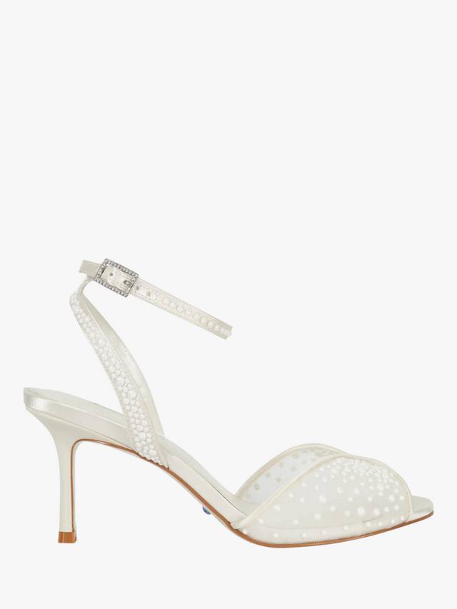 Dune Musing Sea Pearl Mesh босоножки на каблуке Dune London, Ivory