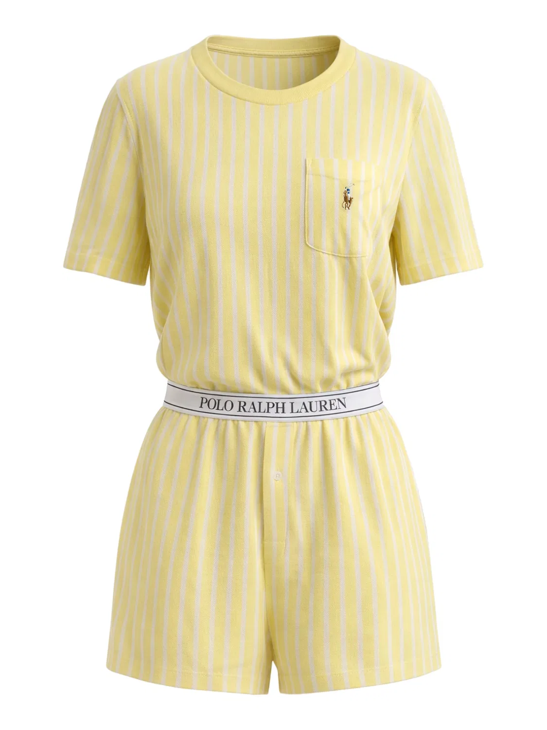 Пижама 'Вязаная оксфордская' Polo Ralph Lauren, Yellow