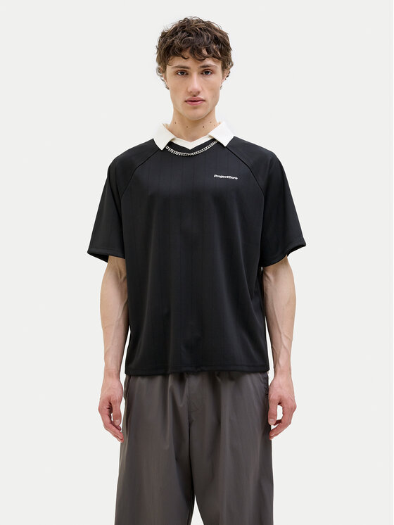

Свободная рубашка поло Lido 12276758 Jack&Jones, черный