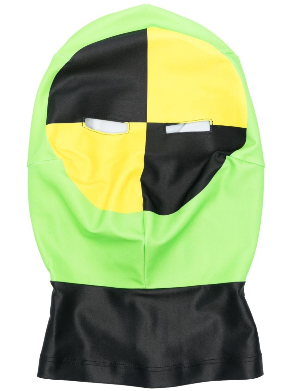 

Walter Van Beirendonck балаклава Dummy Morph в стиле колор-блок, зеленый