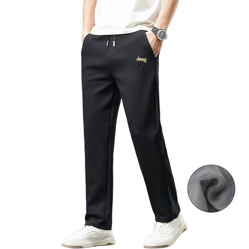 

Повседневные брюки Unisex утепленные с флисовой подкладкой Jeep, matte черный