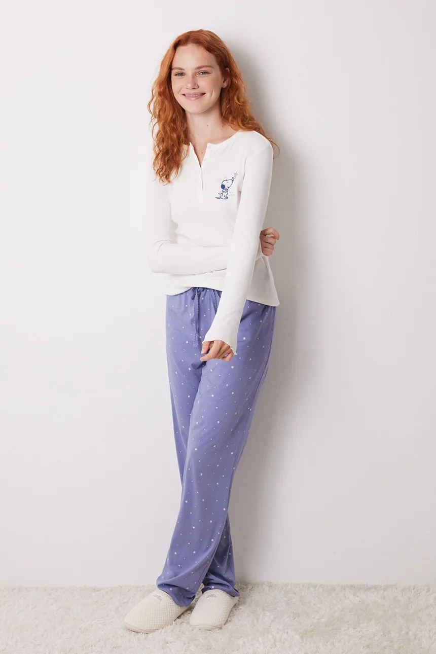 

SNOOPY шерстяная пижама women'secret, бежевый