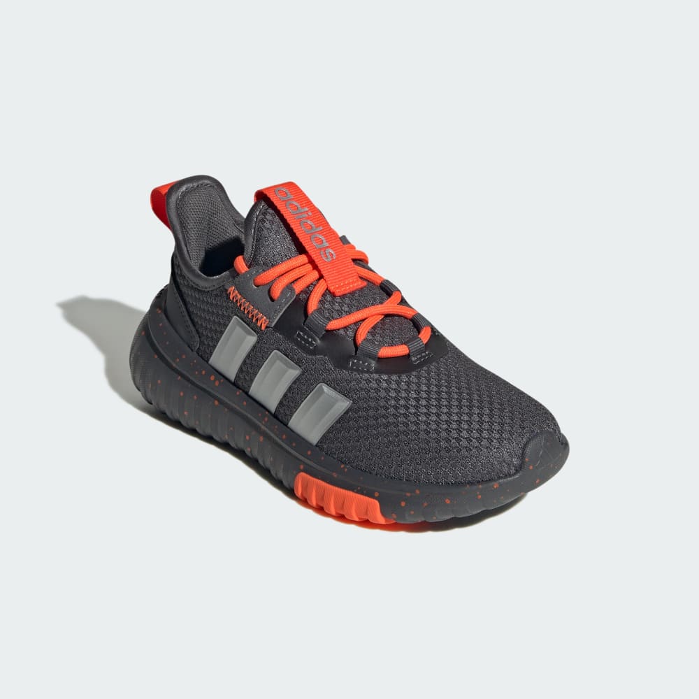 Кроссовки Adidas Kaptir 4.0 Shoes Kids, цвет Grey Five/Matte Silver/Impact Orange — фото 4