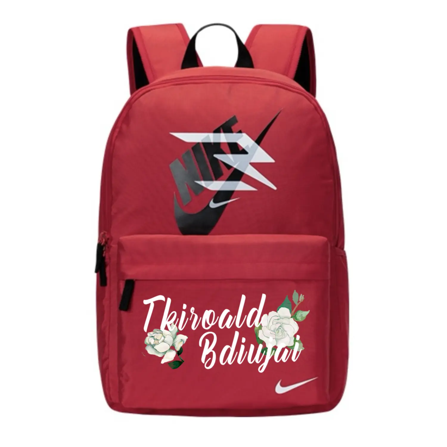 

Nike Полиэстеровый рюкзак унисекс красный, Floral