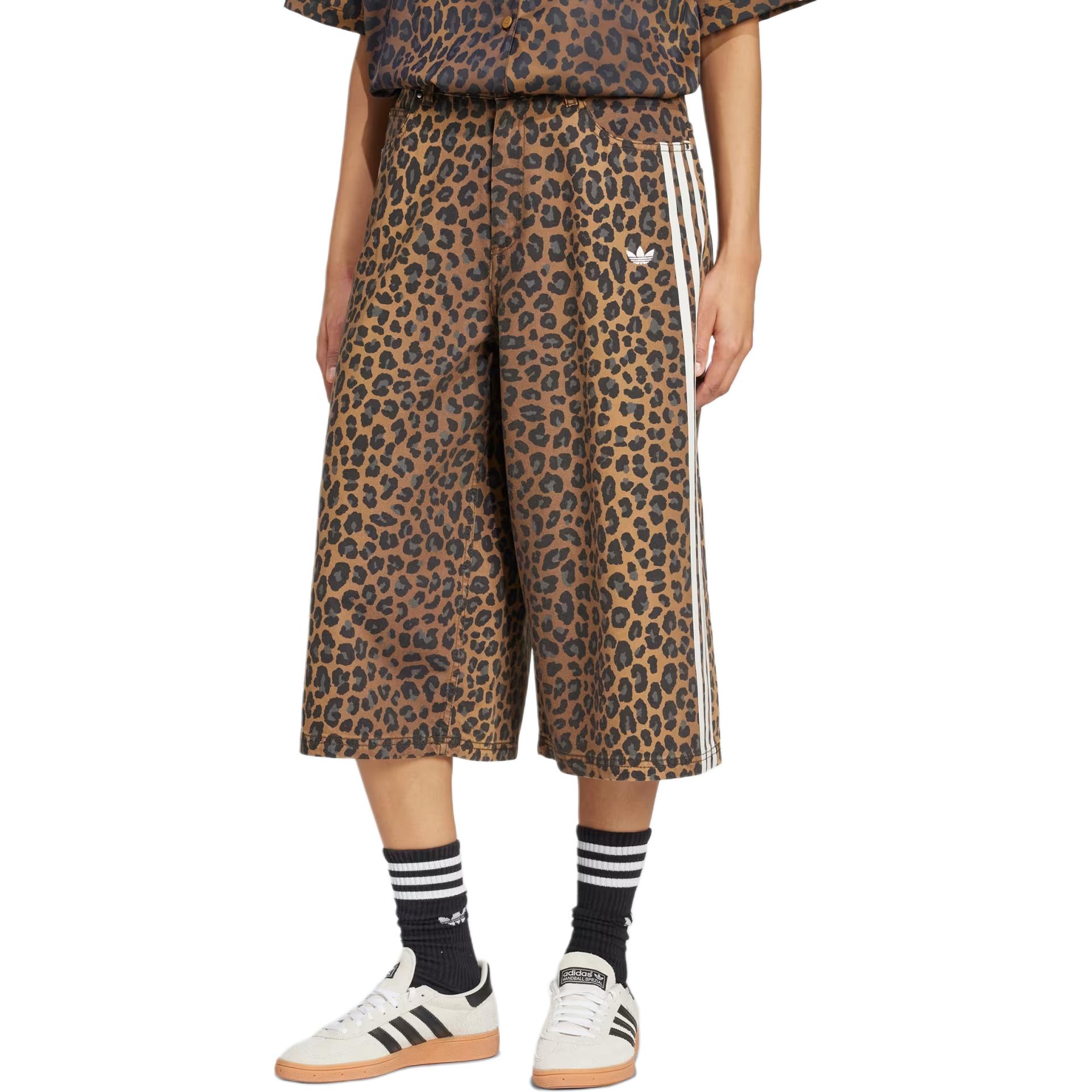Джинмовые бермуды Adidas Originals, мультиколор/бронзовый — фото 3
