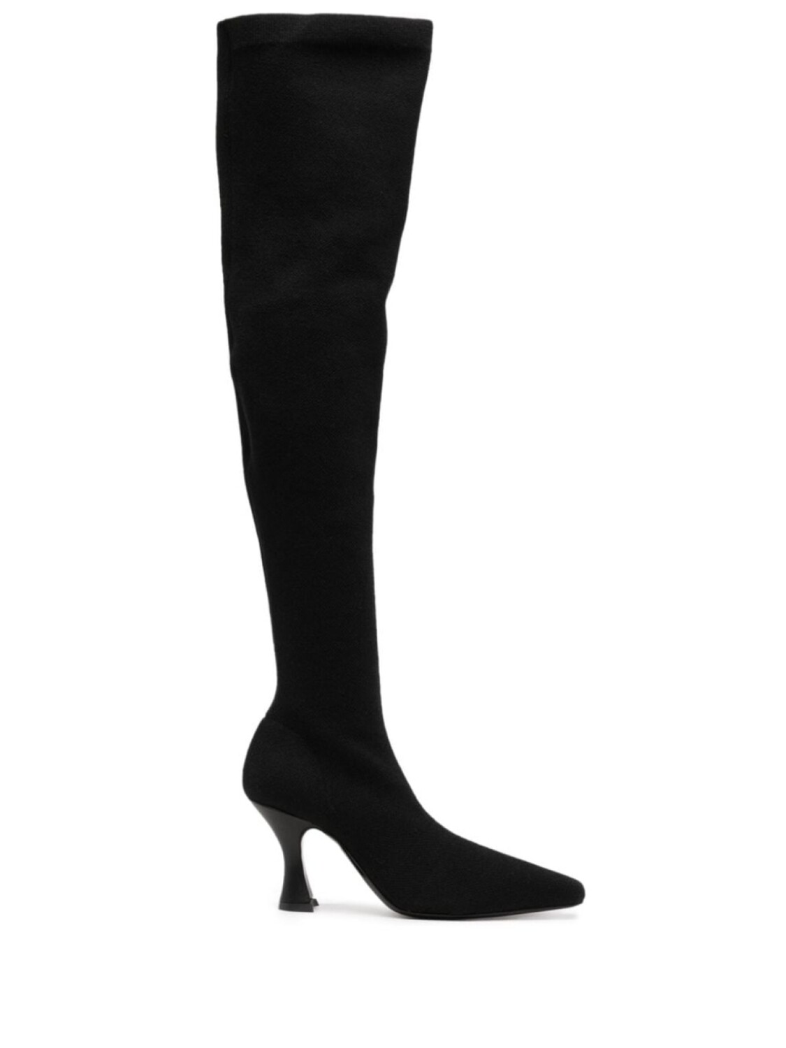 

NEOUS 80mm leather knee boots, черный