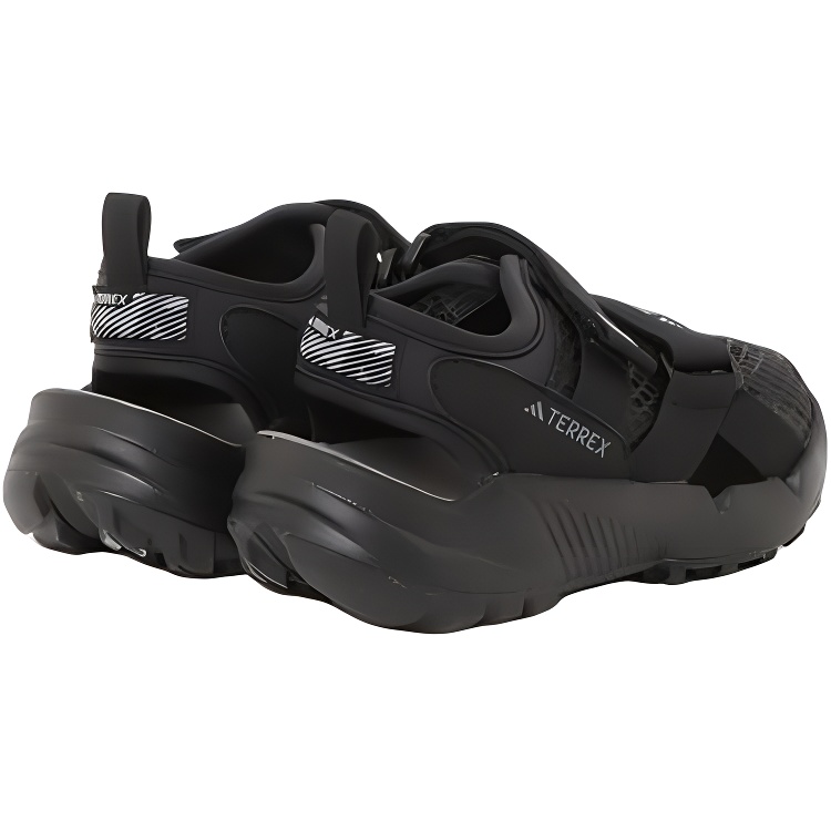 Adidas Детские сандалии Terrex Hydroterra с противоскользящей подошвой, износостойкие, черные — фото 3