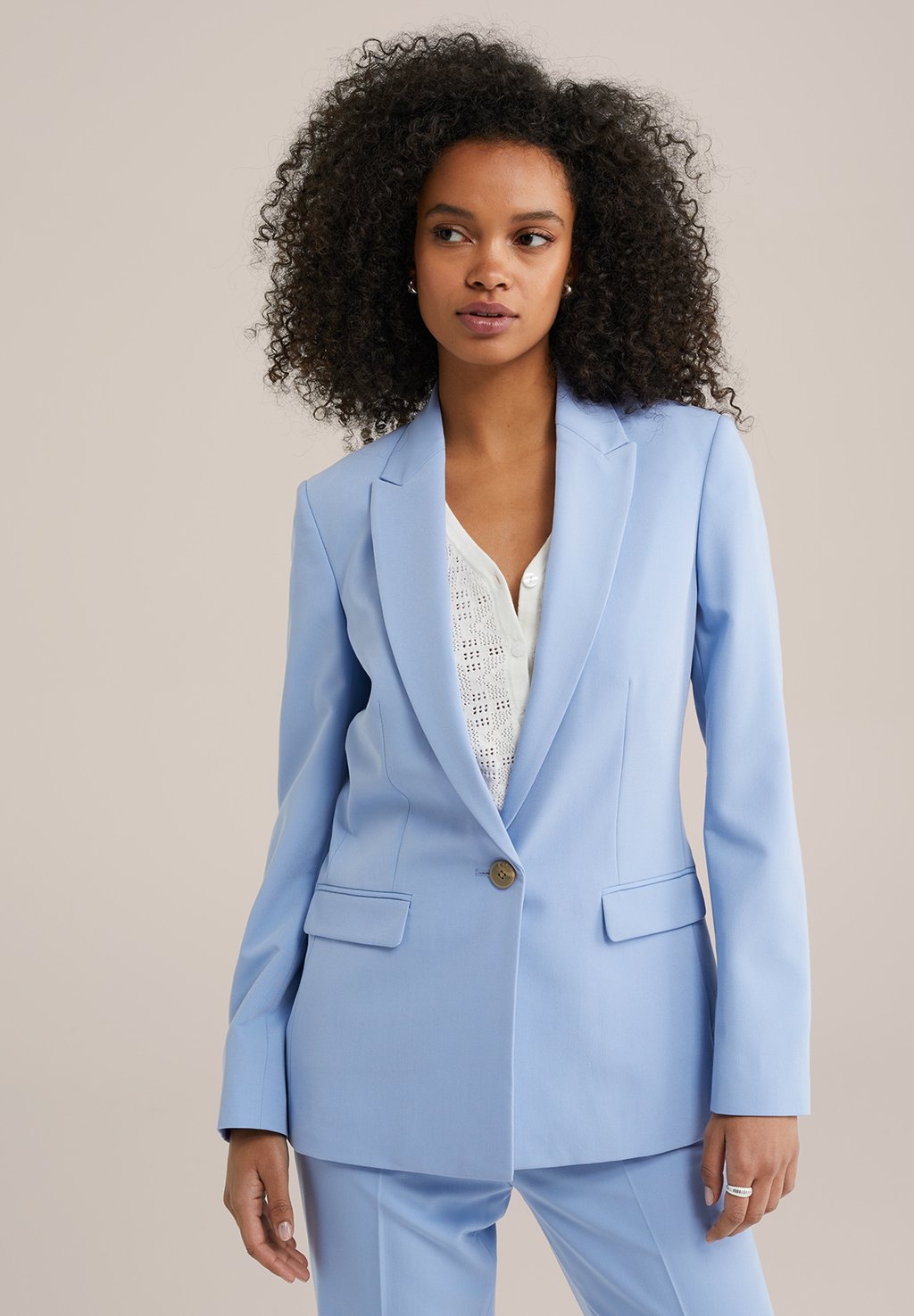 

Длинное пальто MARLY WE Fashion, фиолетовый