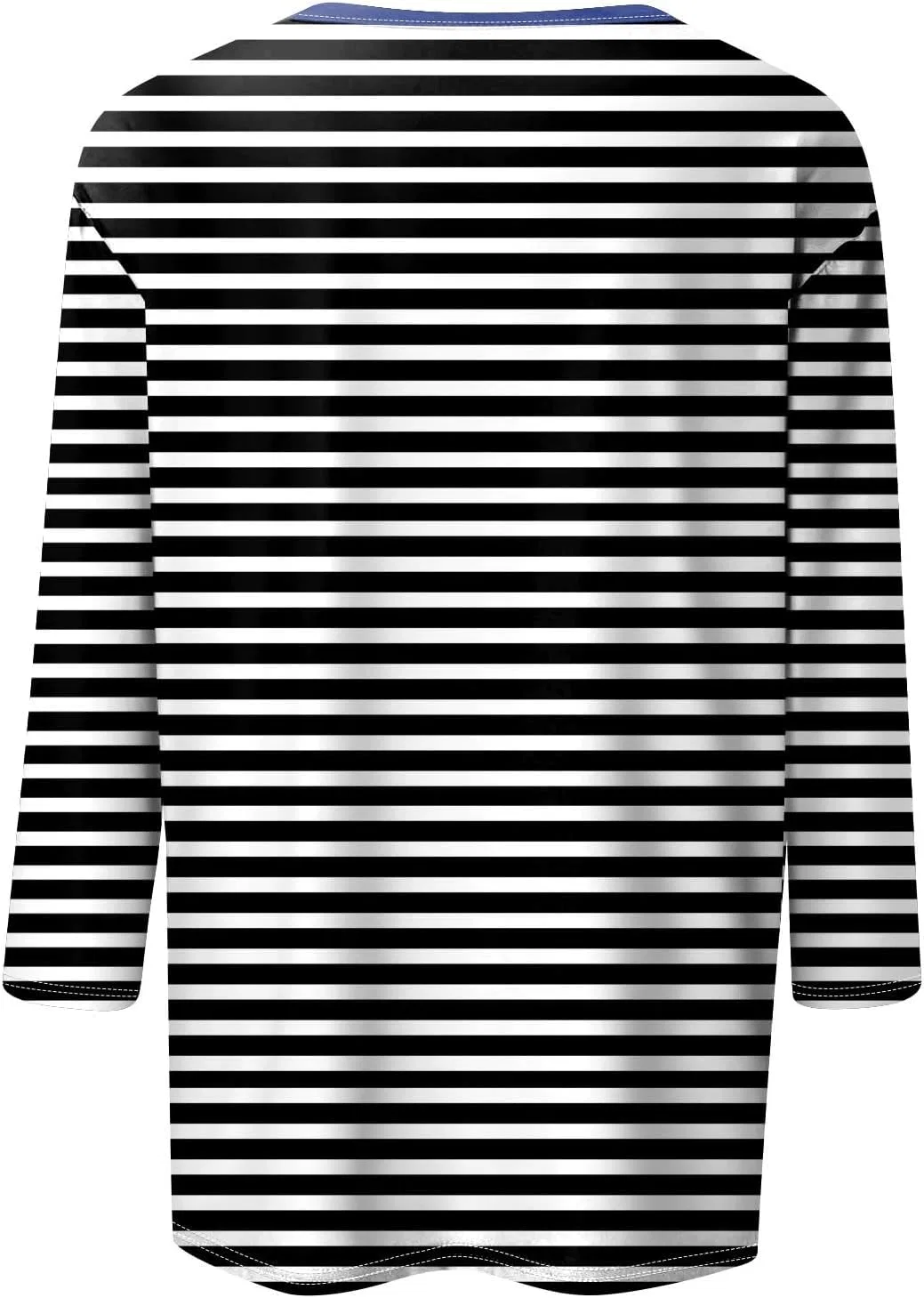 Женская футболка с квадратным вырезом, 3/4 рукав, 2-black — фото 3