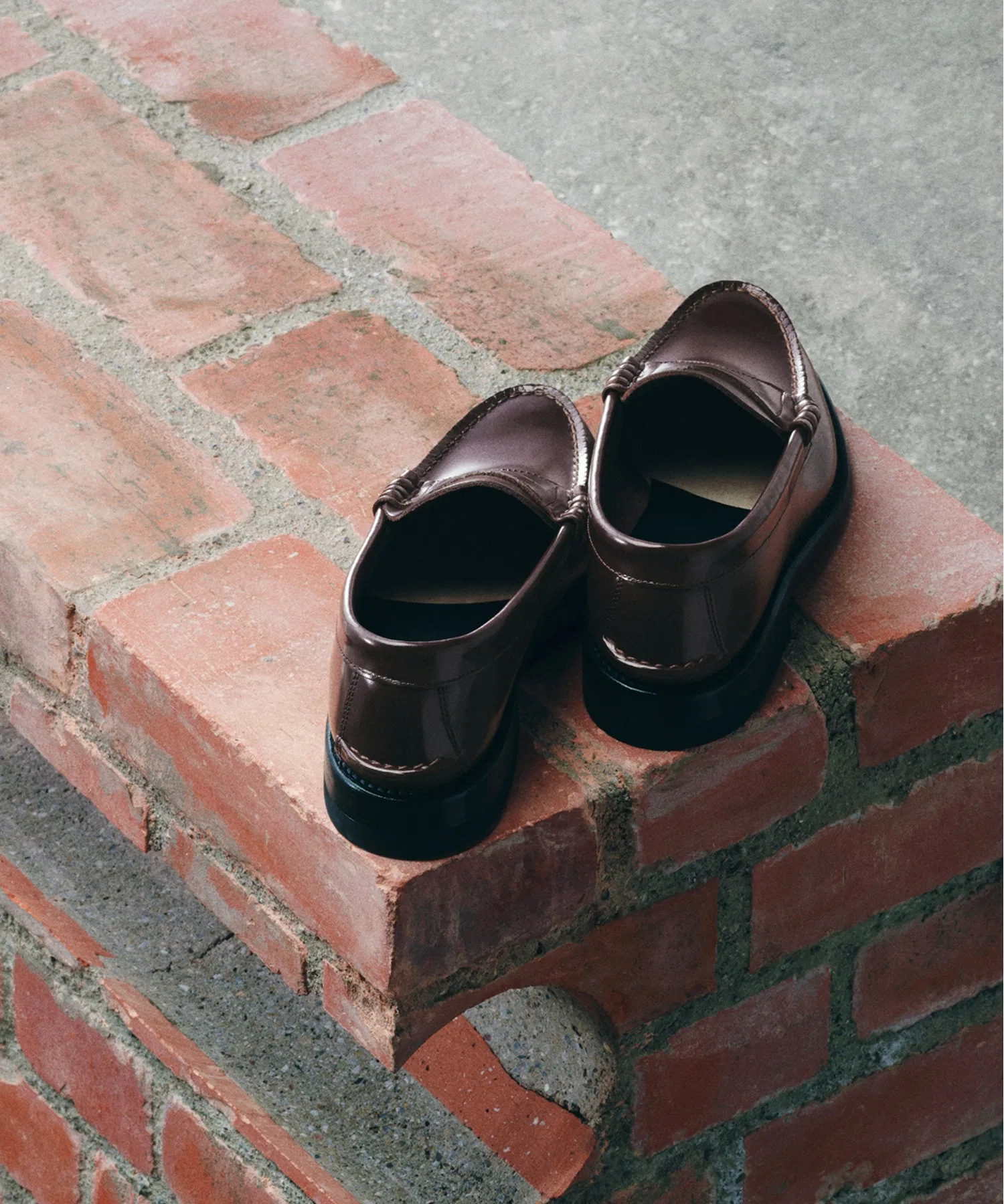 Мужские кожаные лоферы REGAL Boots Mark 2177 тёмно-коричневые — фото 2