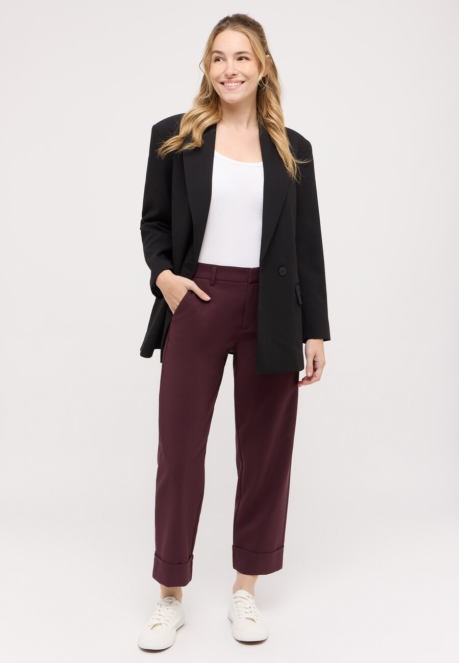 

Зауженные брюки Angels, Wine red