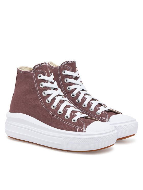 Тканевые кроссовки Chuck Taylor All Star Move Platform A10665C Converse, красный — фото 2