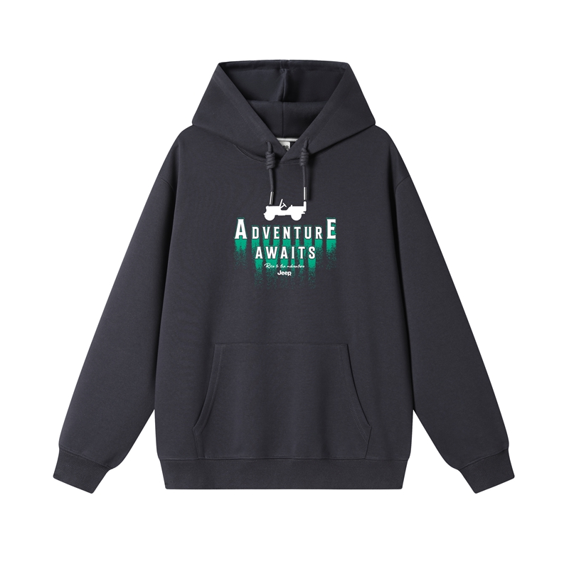 

Толстовка мужская с капюшоном Moderate Regular Jeep, темно-серый