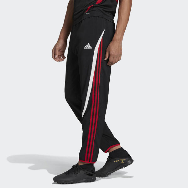 Спортивные штаны Men's adidas Contrasting Colors Vertical Stripes Logo Casual Sports Pants/Trousers/Joggers Black, мультиколор — фото 2