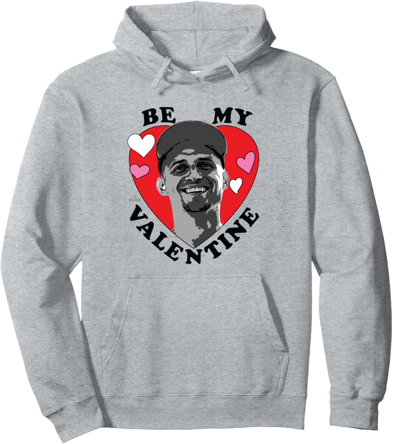 

Худи Corey Seager Be My Valentine Texas Baseball MLBPA Ryno Sports, серый