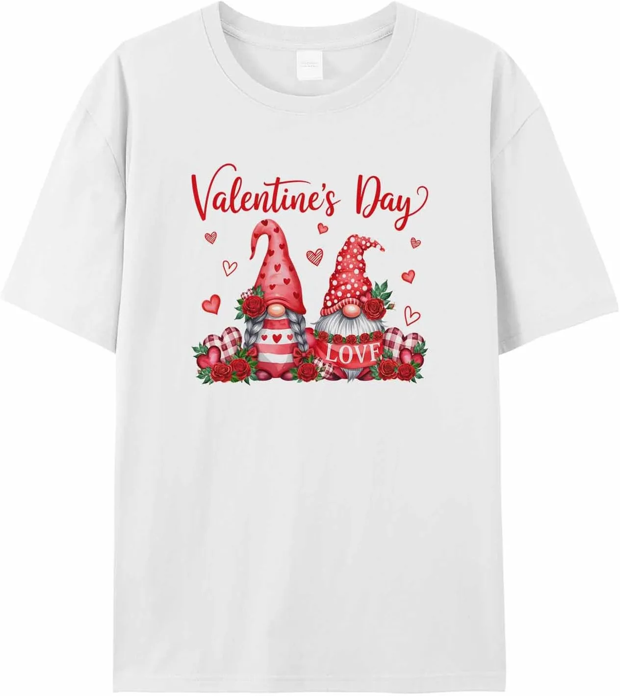 

Мужская футболка Red Rose Gnome Lover с коротким рукавом jdudh