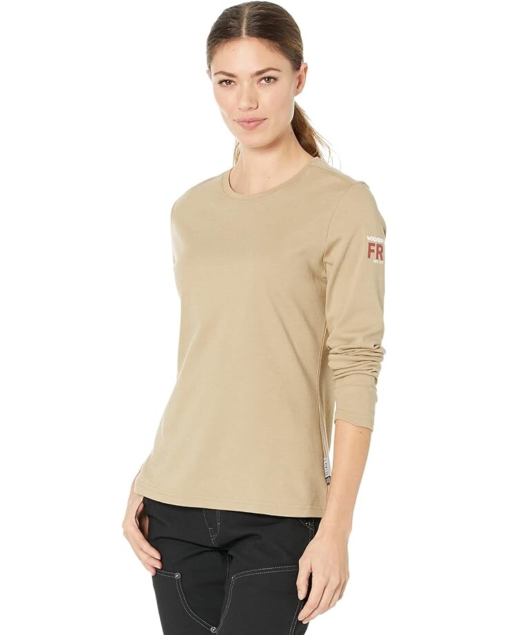

Рубашка Wolverine Fire Resistant Long Sleeve Tee, хаки