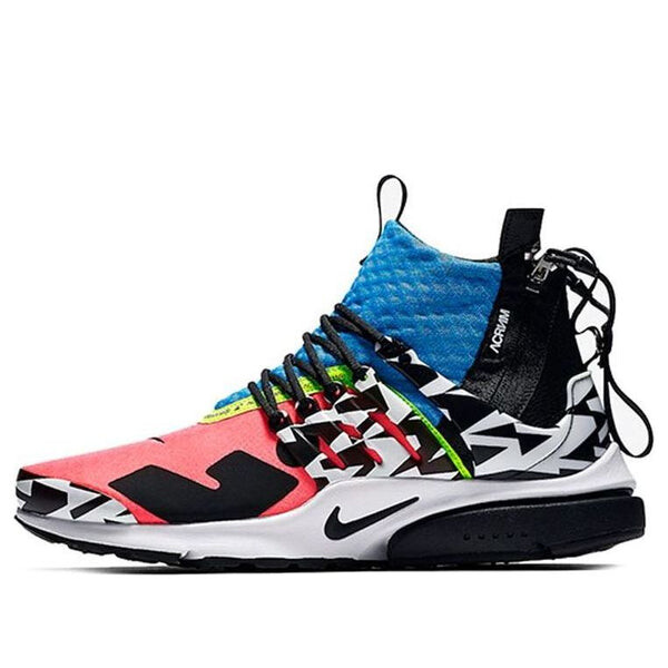 

Кроссовки аббревиатура x air presto mid Nike, розовый