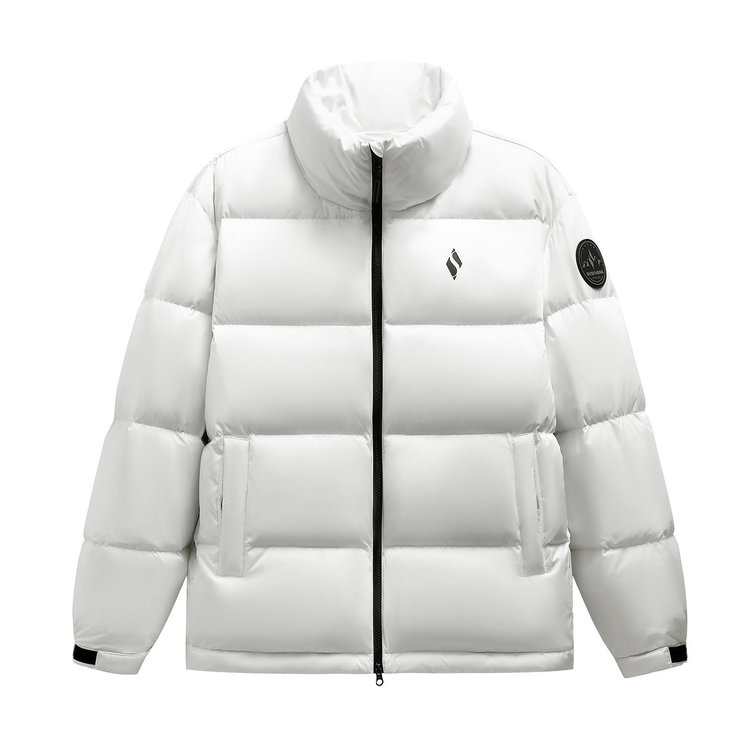 

Skechers Пуховая куртка-пальто серии Yazhuan, унисекс, ярко-белая