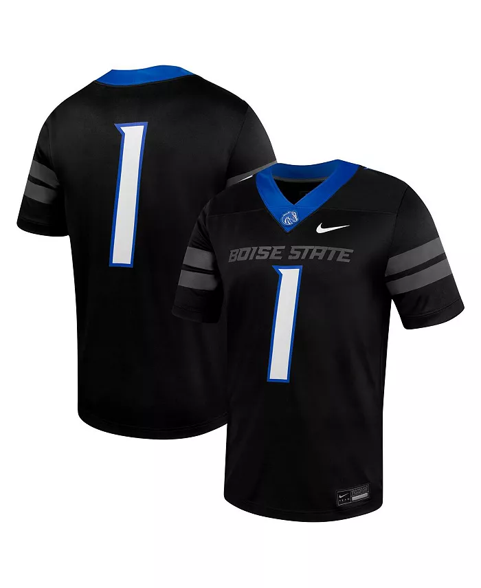 Мужская футбольная майка Boise State Broncos Untouchable 1 Nike, черный