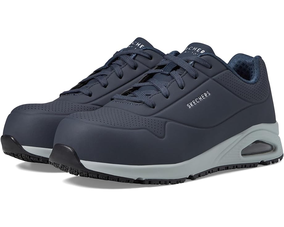 

Кроссовки SKECHERS Work Uno SR - Doltin Comp Toe, цвет Navy/Gray, Серый, Кроссовки SKECHERS Work Uno SR - Doltin Comp Toe, цвет Navy/Gray