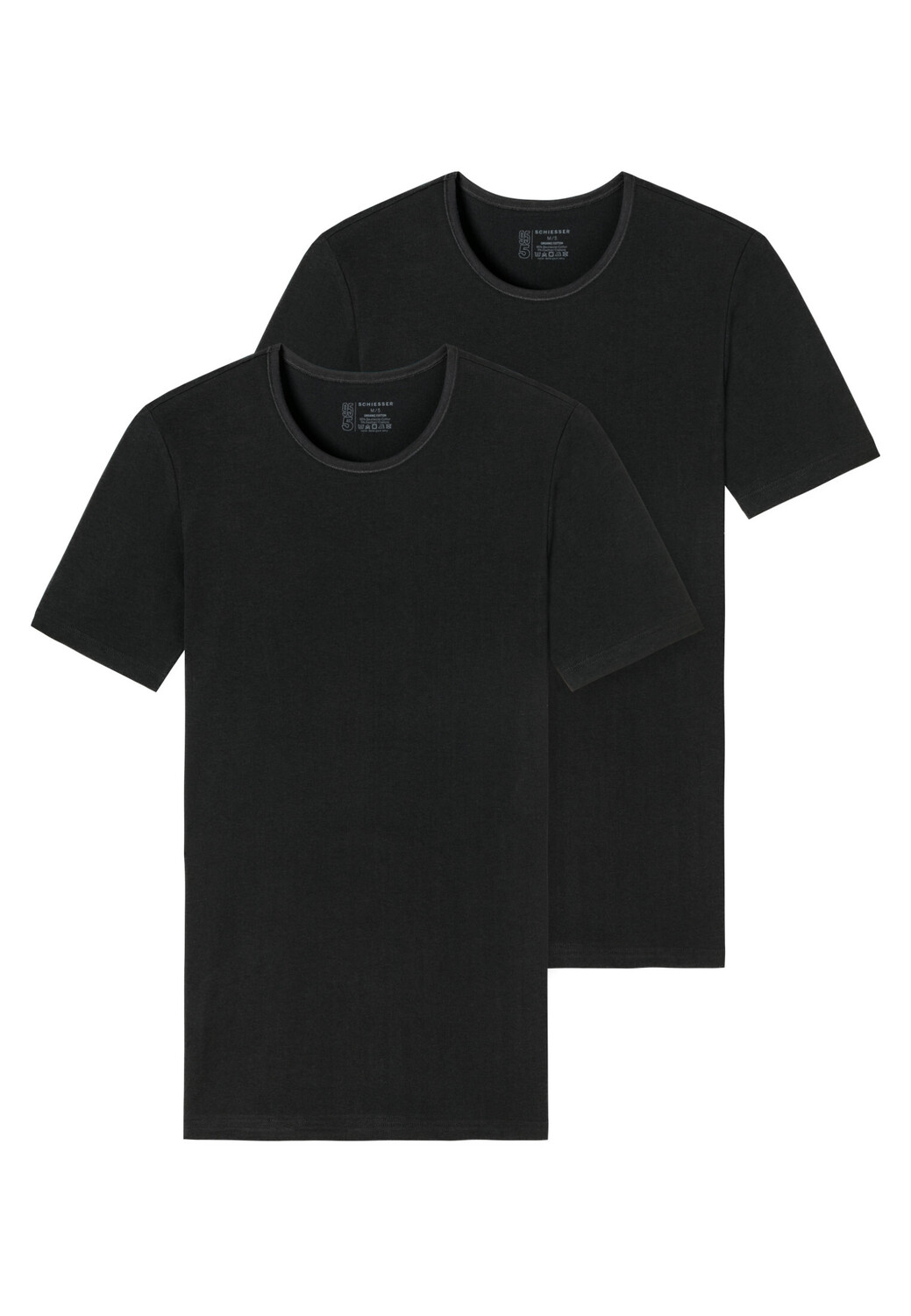 

Майка Schiesser/Shirt Kurzarm 95/5 Organic Cotton, черный
