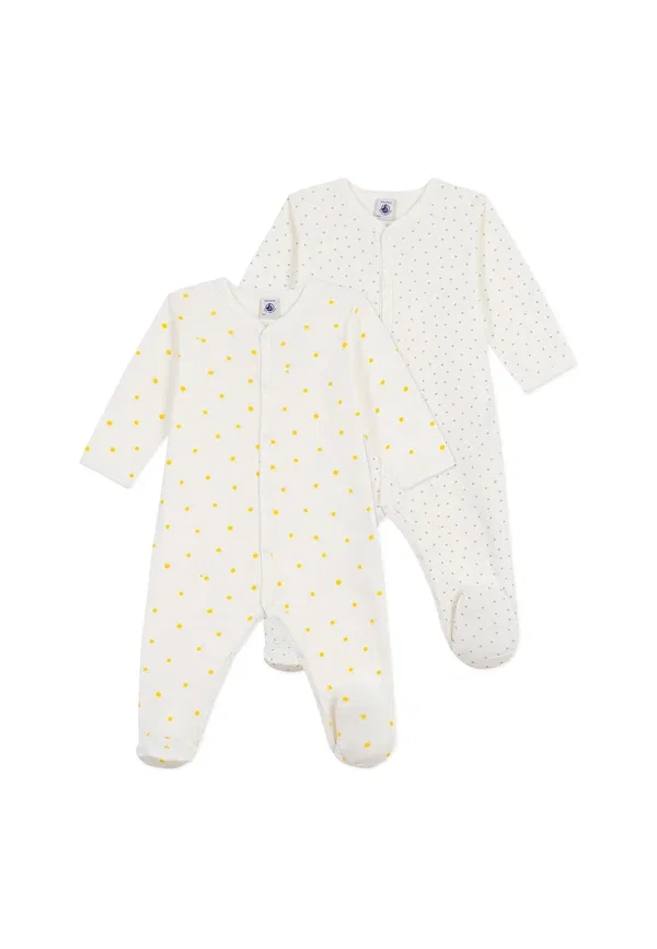 Комбинезон для сна Lot dors bien Petit Bateau, белый мультиколор