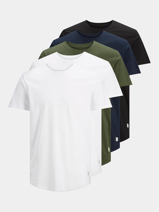 

Набор из 5 футболок стандартного кроя Jack&Jones, мультиколор