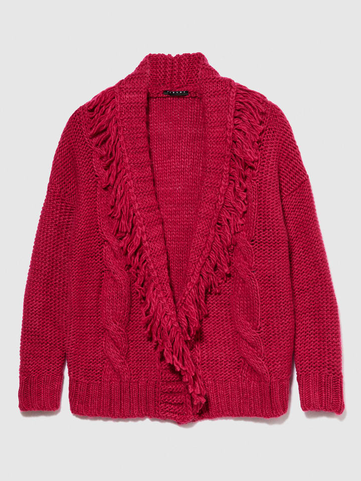 

Sisley Кардиган красного цвета