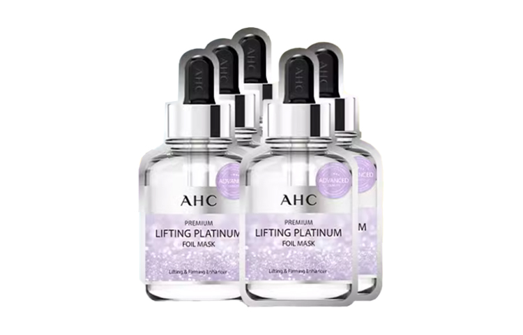 Маски для лица AHC Premium Lifting Platinum Foil Mask, 5 шт — фото 2