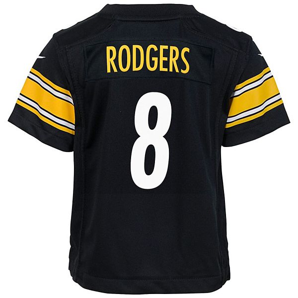 Футболка Pittsburgh Steelers Aaron Rodgers черная Nike — фото 4