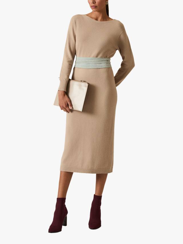 

Вязаное платье миди James Lakeland, Taupe