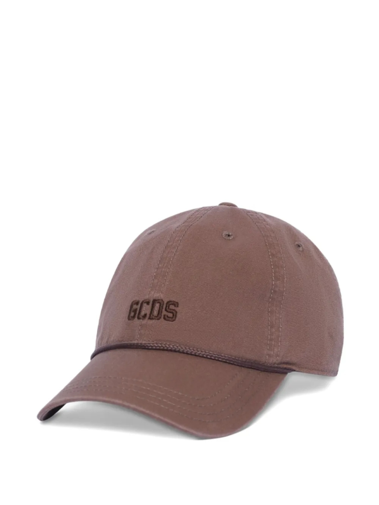 

Кепка GCDS из хлопчатобумажной ткани, коричневый