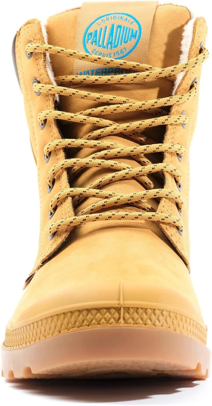 Ботинки Palladium Pampa Sport Cuff WPS 72992001M, Gold Amber Gold Mid Gum 228 — фото 2